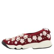 Dior Vintage Pre-owned Mesh sneakers Red, Dam