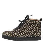 Christian Louboutin Pre-owned Pre-owned Mesh sneakers Black, Dam