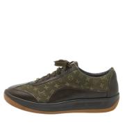 Louis Vuitton Vintage Pre-owned Canvas sneakers Green, Dam