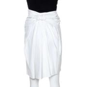 Dior Vintage Pre-owned Bomull nederdelar White, Dam