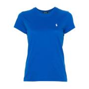 Polo Ralph Lauren Blå Crewneck T-shirts och Polos Blue, Dam