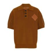 MCM Karamell Polo Shirt Brown, Dam