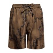 Nanushka Siden shorts Green, Herr