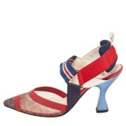 Fendi Vintage Pre-owned Tyg sandaler Multicolor, Dam