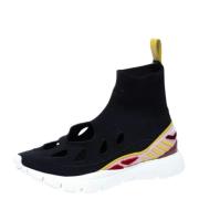 Valentino Vintage Pre-owned Tyg sneakers Black, Dam