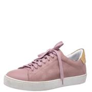 Burberry Vintage Pre-owned Laeder sneakers Pink, Dam