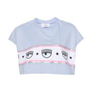 Chiara Ferragni Collection Blåa T-shirts och Polos av Chiara Ferragni ...