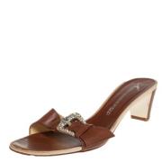 Giuseppe Zanotti Pre-owned Pre-owned Laeder sandaler Brown, Dam