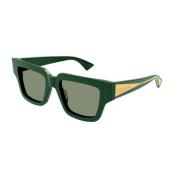 Bottega Veneta Gröna solglasögon för kvinnor Green, Dam
