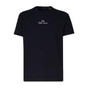 Polo Ralph Lauren Svart Bomull T-shirt med Logobroderi Black, Herr