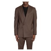 Costumein Demna Single-Breast Blazer Brown, Herr