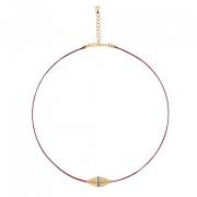 Dorothée Sausset Handgjord Rakhi Choker Halsband Red, Dam