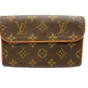 Louis Vuitton Vintage Pre-owned Canvas axelremsvskor Brown, Dam