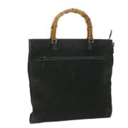 Gucci Vintage Pre-owned Mocka totevskor Black, Dam