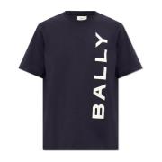 Bally T-shirt med logotyp Blue, Herr
