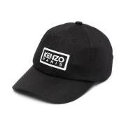 Kenzo Svart Märkt Keps Black, Herr