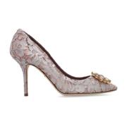 Dolce & Gabbana Spetsiga stiletto pumps Pink, Dam