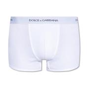 Dolce & Gabbana Boxershorts med logotyp White, Herr