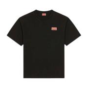 Kenzo Svart Logotyp T-shirt med Kenzo Paris-tryck Black, Herr