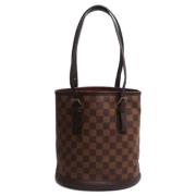 Louis Vuitton Vintage Pre-owned Canvas axelremsvskor Brown, Dam