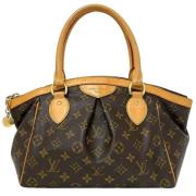 Louis Vuitton Vintage Pre-owned Canvas handvskor Brown, Dam