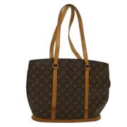 Louis Vuitton Vintage Pre-owned Canvas axelremsvskor Brown, Dam