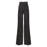Max Mara Svarta Boyfriend Style Jeans Gray, Dam