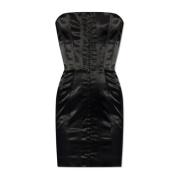 Dolce & Gabbana Bandlös korsettklänning Black, Dam