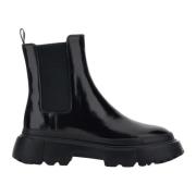 Hogan Modernt Chelsea Boot med Carrarmato Sula Black, Dam