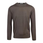 Paolo Pecora Bruna Sweaters i Regular Fit Brown, Herr