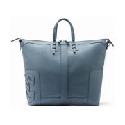 Casadei C-Style Läder Väska Blue, Dam