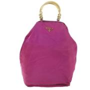 Prada Vintage Pre-owned Tyg prada-vskor Pink, Dam