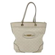 Gucci Vintage Pre-owned Canvas axelremsvskor White, Dam