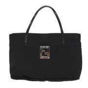 Fendi Vintage Pre-owned Canvas fendi-vskor Black, Dam