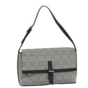 Burberry Vintage Pre-owned Canvas handvskor Gray, Dam