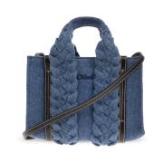 Chloé ‘Woody Mini’ shopper väska Blue, Dam