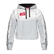 Diesel ‘F-Carlye’ cropped hoodie Gray, Dam