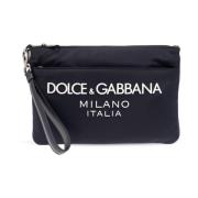 Dolce & Gabbana Handväska med logotyp Blue, Herr
