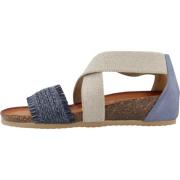 Igi&Co Stiliga Platta Sandaler för Kvinnor Blue, Dam