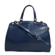 Louis Vuitton Vintage Pre-owned Laeder louis-vuitton-vskor Blue, Dam