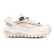 Moncler Trailgrip Lace-Up Sneakers Beige, Herr