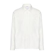 Valentino Garavani Vita Skjortor för Män White, Herr