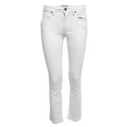 Burberry Vintage Pre-owned Denim jeans White, Dam