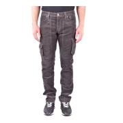 Jeckerson Slim-Fit Stiliga Denim Jeans Brown, Herr