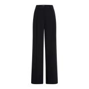 Calvin Klein Twill Leg Byxa Black, Dam