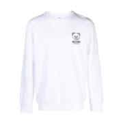 Moschino Teddy Bear Print Sweatshirt White, Herr