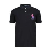 Ralph Lauren Polo Shirt - Svart - 100% Bomull - Regular Fit Black, Her...