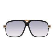 Cazal Unika vintage solglasögon med metall detaljer Black, Unisex