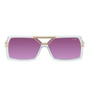 Cazal Vintage Rektangulära Solglasögon med Titan Detaljer Multicolor, ...