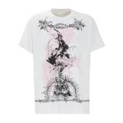 Givenchy Vit Bomull T-Shirt Ss22 White, Herr